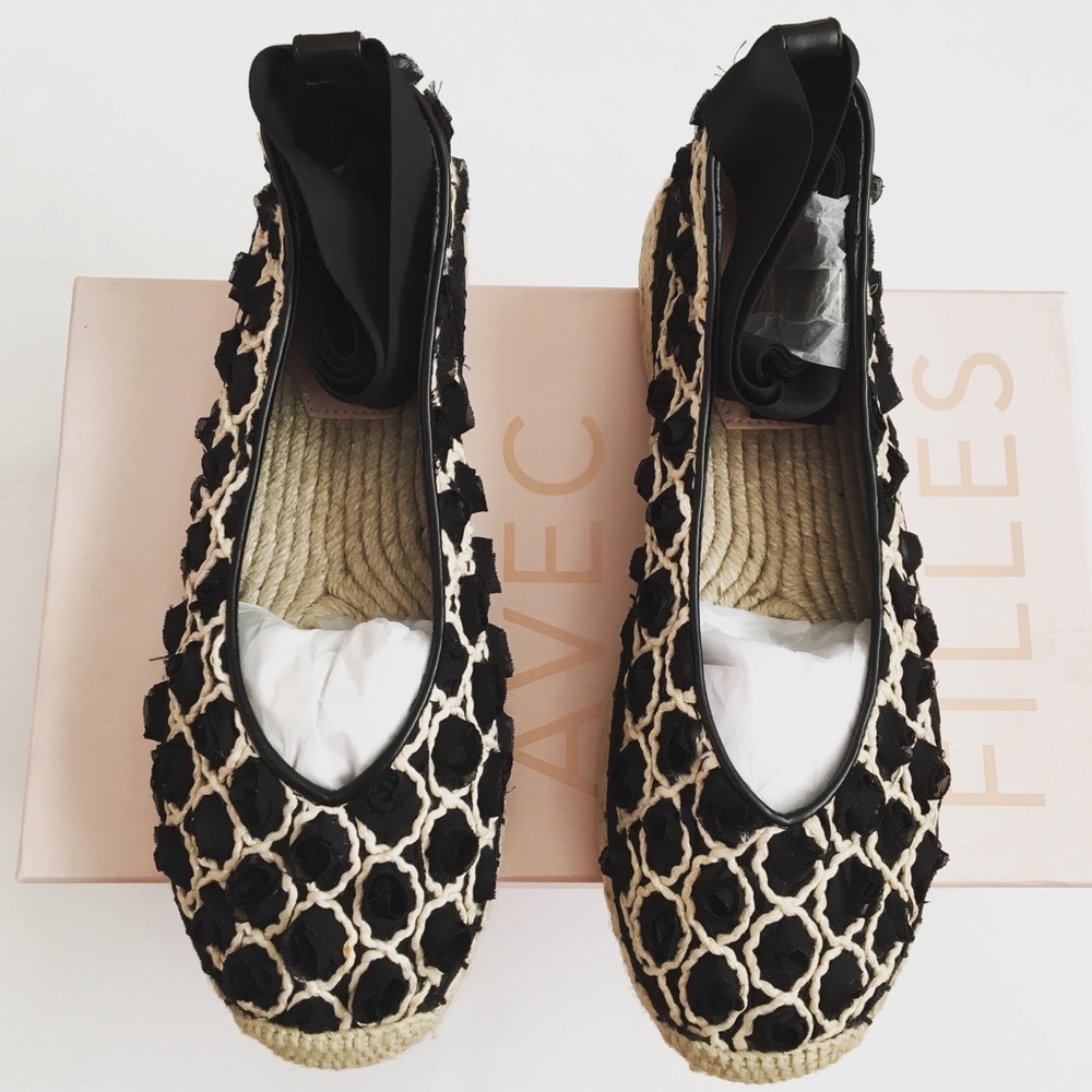 Avec Les Filles Georgie Espadrilles Size 7.5